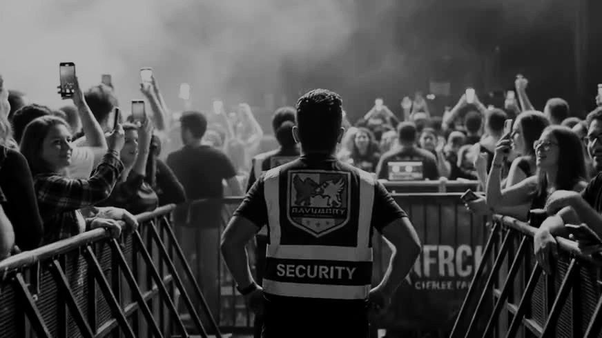 Event security team at a venue